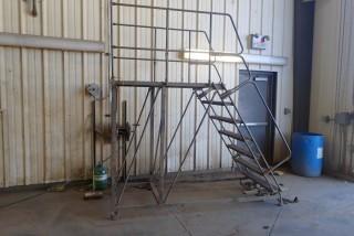 Lot of Mobile 8' Warehouse Stairs. 