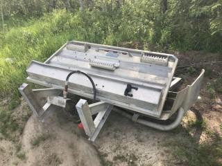 Lot of (1) Magnum Aluminum Headache Rack and (1) Aluminum Grill Guard
