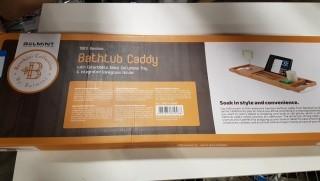 Belmint 100% Bamboo Bathtub Caddy - BEL-BATH-BAM