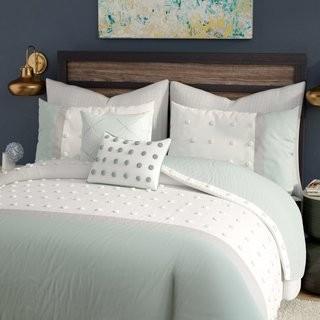 Mercury Row Gongora Cotton 7 Piece Comforter Set (MCRW2766_21046737_28148089) - Ivory - Full / Queen