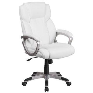 Ebern Designs Baltz Mid Back Swivel Executive Chair (EBDG1935_23844349) - White