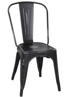 Laurel Foundry Modern Farmhouse Monette Stackable Dining Side Chair (LRFY4689_20118475) - Antique Blk - Set of 2
