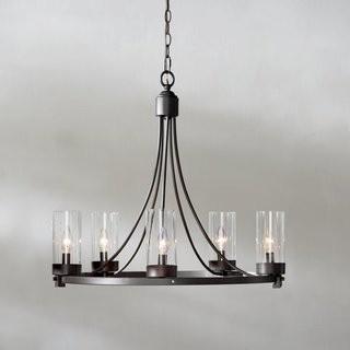 Laurel Foundry Modern Farmhouse Agave 5-Light Candle-Style Chandelier (LRFY1065_18793811) - Oil Rubbed Bronze