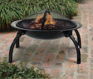 DeckMate Quirck Fire Steel Wood Burning Fire Pit (DKMT1012)