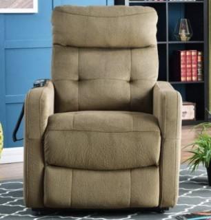 Red Barrel Studio Cerda Power Lift Assist Recliner (PLOU1045) - Brown