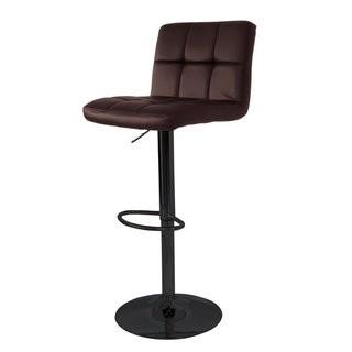 Wrought Studio Ransome Adjustable Height Swivel Bar Stool (VRKG6630_24084192_24084194) - Black