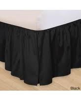 SPUN FAUX SILK KING BED SKIRT                                                                       