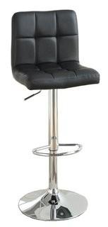 Poundex Adjustable Height Swivel Bar Stool (XQP1446_15972995) - White