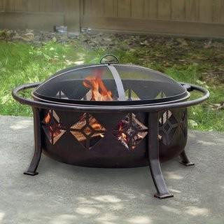 Pleasant Hearth Sunderland Deep Bowl Steel Wood Burning Fire pit (PSTH1114)