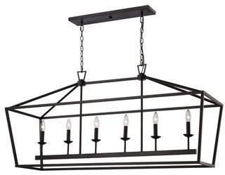 Laurel Foundry Modern Farmhouse Carmen 6-Light Geometric Pendant (LRFY3270_19400505)