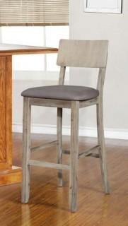 Linon Home D?cor - Grey Wash counter Stool - 033212AGRY01ASU