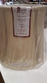 Lot 2 Lamp Shades -Off White