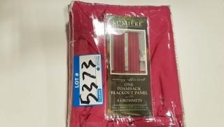 Lumiere Energy Efficient Foamback Blackout Panel w 8 Grommets - 54" x 84"