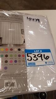 Linda Solis Viole Window Panel White Set of 4