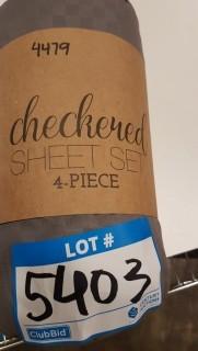 Checkered Sheet Set 4 pcs - Full