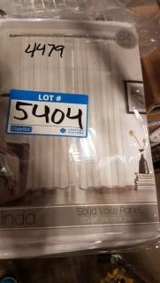 Linda Solis Viole Window Panel White Set of 4