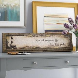 Andover Mills 'Favourite Hello' Graphic Art on Wood (ADML7958)
