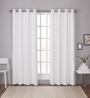 Exclusive Home Set of 2 Grommet Panel EH8130-01 - White