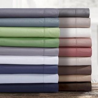 Tribeca Living 750 Thread Count Egyptian Quality Cotton Extra Deep Pocket Sheet Set (TLV1474) - Twin