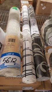 3 rolls of Misc Wallpaper