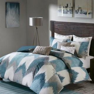 Mercury Row Mcshan 3 Piece Duvet Cover Set (MCRW7051_27419028_27419031) - King - Blue