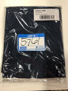 Bacati Solid Navy Crib Skirt