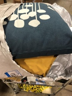 Throw Pilloq Blue/Yellow 2 pcs