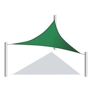 ALEKO 10' Triangle Shade Sail (ALEK1131_19312925) - Blue