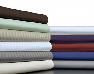 Brielle Home Egyptian Cotton Sateen 630 Thread Cotton 2 King Pillowcases