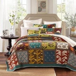 Tache Home Fashion Summer Day Party 3 Piece Reversible Quilt Set (TAHF1001_14503771)