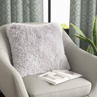 Willa Arlo Interiors Broughton Very Soft and Comfy Plush Faux Fur Throw Pillow (WRLO6137_22797406)