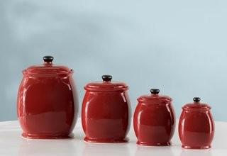 Wayfair Basics Wayfair Basics 4 Piece Storage Jar Set (WFBS1483_19332916)