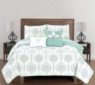 Home Fashion Designs Cassidy 5 Piece Reversible Quilt Set (HFAS1384_21121988_21121991) - King