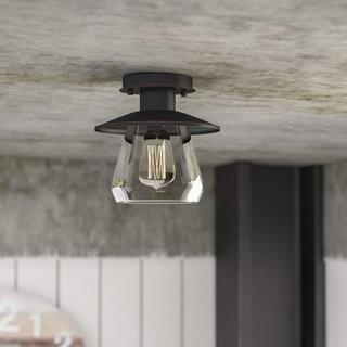 Laurel Foundry Modern Farmhouse La Grange 1-Light Semi Flush Mount (LRFY8006)