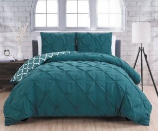 Avondale Manor 3-Piece Madrid Duvet Set, King, Teal
