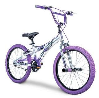 Huffy VM200 Siver & Purple BMX Bicycle 