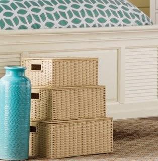 August Grove 3 Piece Parchment Cord Box Set (ATGR1978_21872909)