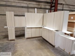 13 Cabinet L-Shaped Kitchen - #002 - Ebony