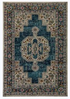 Dynamic Rugs - Zodiac Collection - 6620 - 159 BLU/Multi - 5'3" x 7'7"