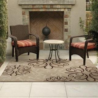 Fleur De Lis Living Adrian Whisper Beige Indoor/Outdoor Area Rug (FDLL1652_21352883)