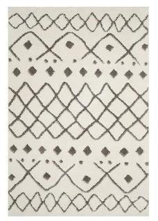 Safavieh - Sparta Shag - SPG510C-7R - Ivory Grey - 6'7" Round 