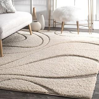 NU Loom - Pattern Shag - OZSG08A - Cream - 5'3" x 7'6"