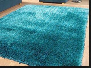 SVS Shag - Solid - Turquoise - 4' x 5'5" 