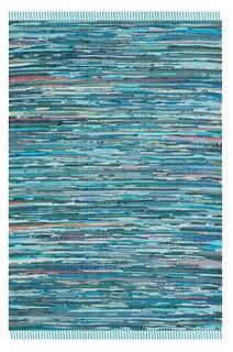 Safavieh Rag Rug - RAR121B-4 - Blue Multi - 4' x 6'