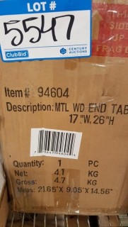MTL WD End Table - 94604