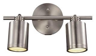 Orren Ellis Isai 2-Light Track Kit (ORNE2652_23237351) - Brushed Nickel