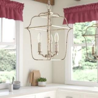 Laurel Foundry Modern Farmhouse Chloe 3-Light Foyer Pendant (LFMF1232) - silver