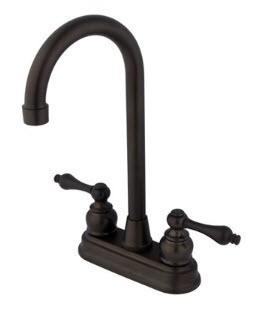 Kingston Brass - Victorian Collection - 4" Center Bar Faucet - Rubbed Bronze
