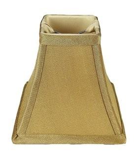 Lot (4) Red Barrel Studio Softback Square 5 Faux Silk Bell Candelabra Shades - Burgundy (RDBT2164_22987567)