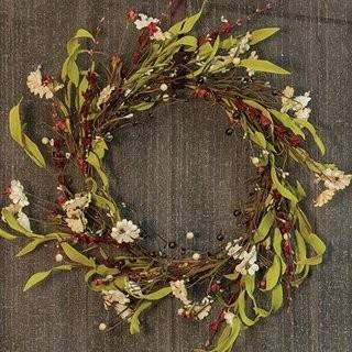 August Grove 20 Country Flower Wreath (AGTG8881)